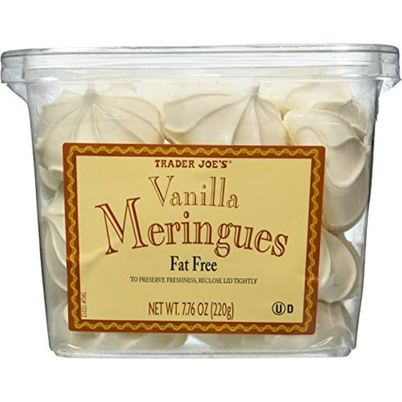 TJ Vanilla Meringues - Fat Free - 7.76Oz (210G) - 2 Pack