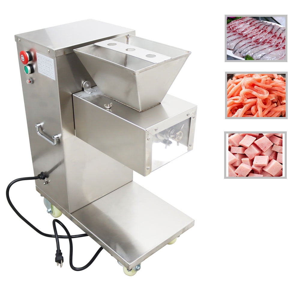 TJ130L Commercial Electric Meat Cutting Machine Vertical Stainless Meat ...