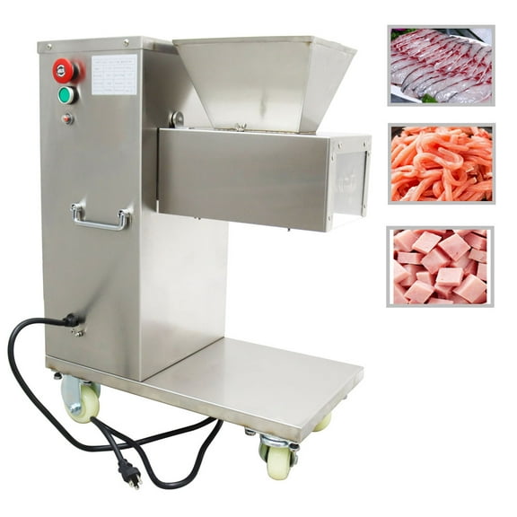 TJ130L Meat Slicer Stainless Steel Meat Grinder Electric Meat Cutter Machine Meat with 10mm Blade