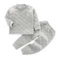 thumbnail image 1 of TJAZFJPA 5T 4th of July Outfits for Girls Children's Warm Underwear Set Clip Cotton New Baby Warm Thickening Plus Cotton Undercoat Winter Children's Clothing Fourth of July Outfit for Girls, 1 of 3