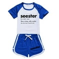 thumbnail image 1 of TJAZFJPA Baby Girl Fall Outfits New Born Summer Children Kid Boys Girls Soft Short Sleeve Shirt Blouse Top and Shorts Casual Two Piece Outfit Set One Year Old Girl Birthday Outfit, 1 of 5