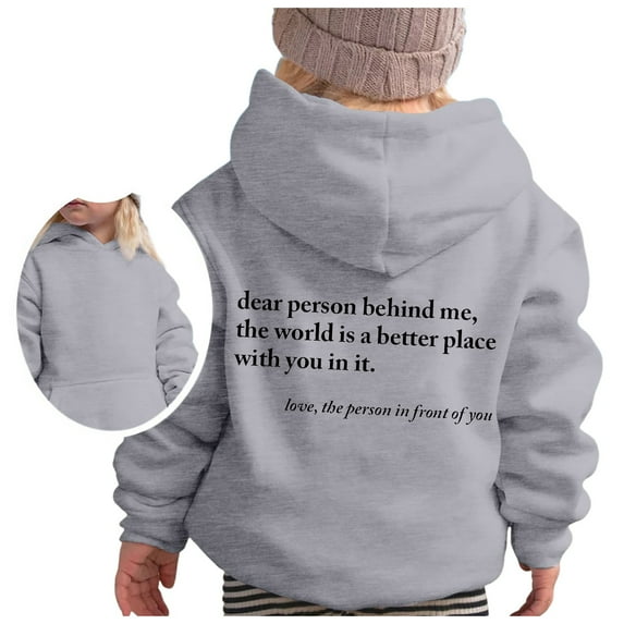 TJAZFJPA Cute Sweatshirts for Teen Girls God Girl's Hoodie Long Sleeve Soft Sweatshirt Graphic Hoody Kids Cute Pullovers Top Clothes for Girls Girls Sweatshirts Embroidered Sweatshirt 12-13 Years