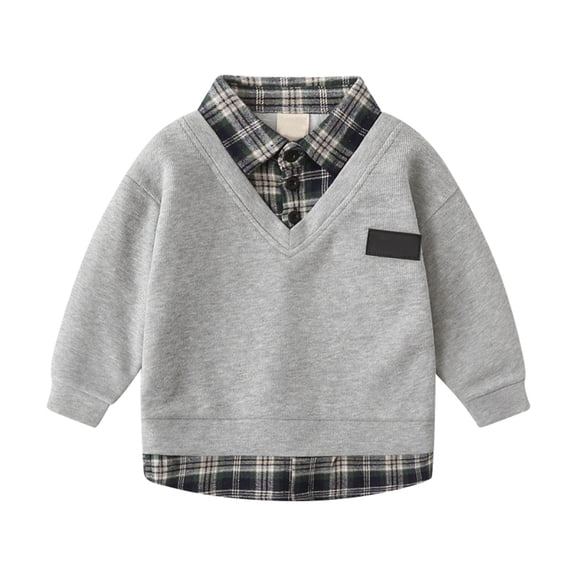 TJAZFJPA Football Sweatshirt Kids Toddler Baby Girls Boys Autumn Pocket Winter Plaid Cotton Long Sleeve Coat Clothes Infant Sweatshirt Cute Hoodies Aesthetic 3-4 Years