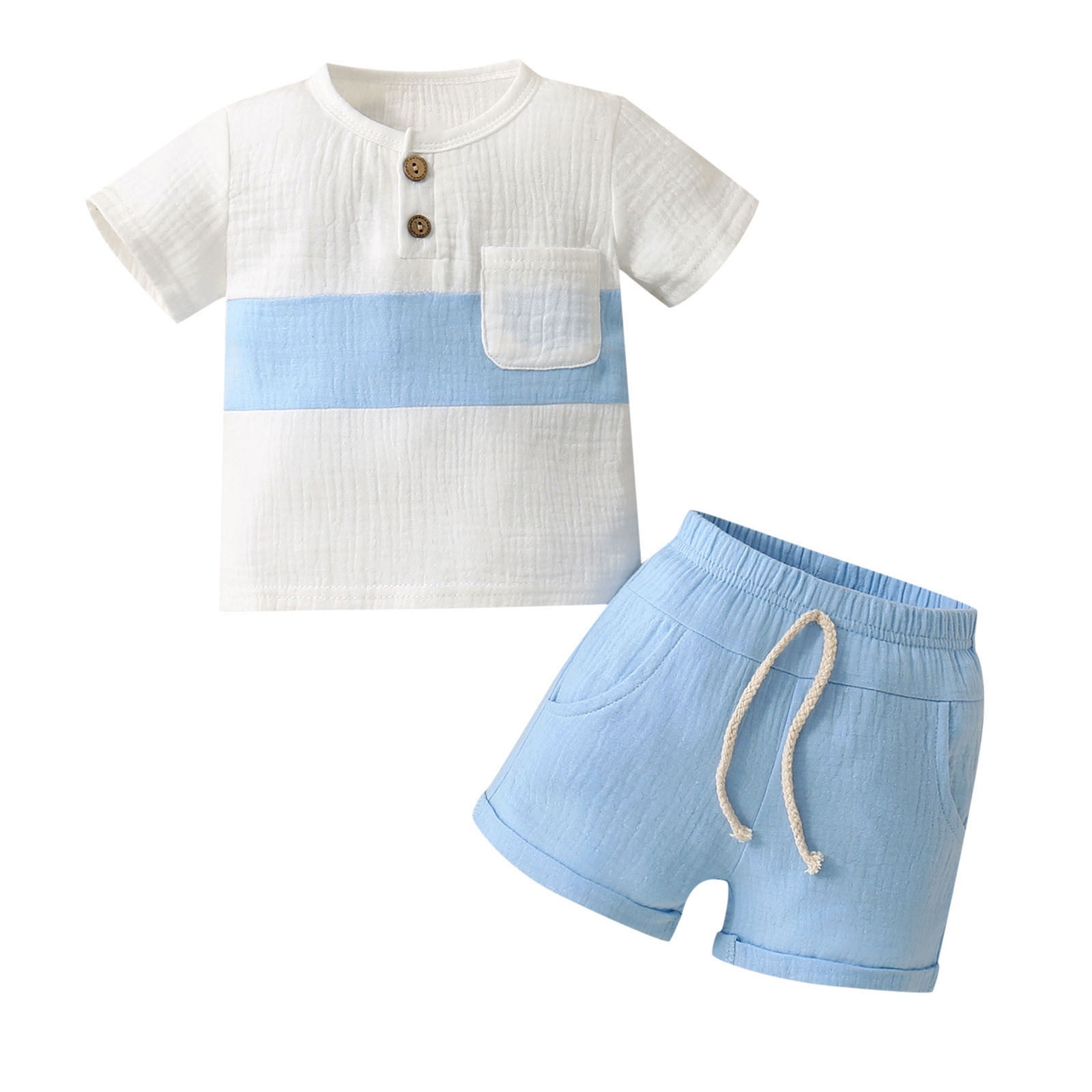 First Birthday Gifts For Boys Baby Boy 1st Birthday Outfit - Cute 2-Piece  Short Sleeve Set One Happy Camper Birthday Decorations, image size:1600x1600