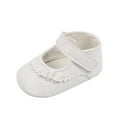 thumbnail image 1 of TJAZFJPA Toddler High Top Sneakers Spring and Summer Children Baby Toddler Shoes Girls Princess Shoes Hook Loop Solid White Lace Simple Style Kids Basketball Shoes Toddler Running Shoes Soccer, 1 of 7