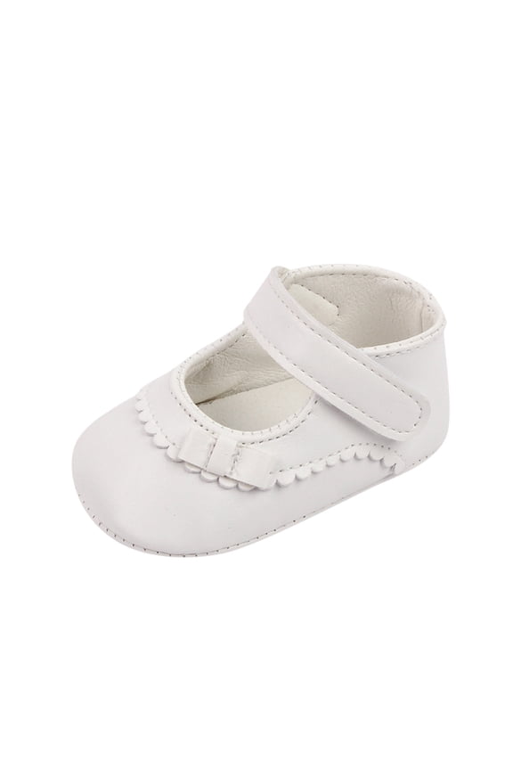 Toddler High Top Sneakers Spring and Summer Children Baby Toddler Shoes Girls Princess Shoes Hook Loop Solid White Lace Simple Style Kids Basketball Shoes Toddler Running Shoes Soccer