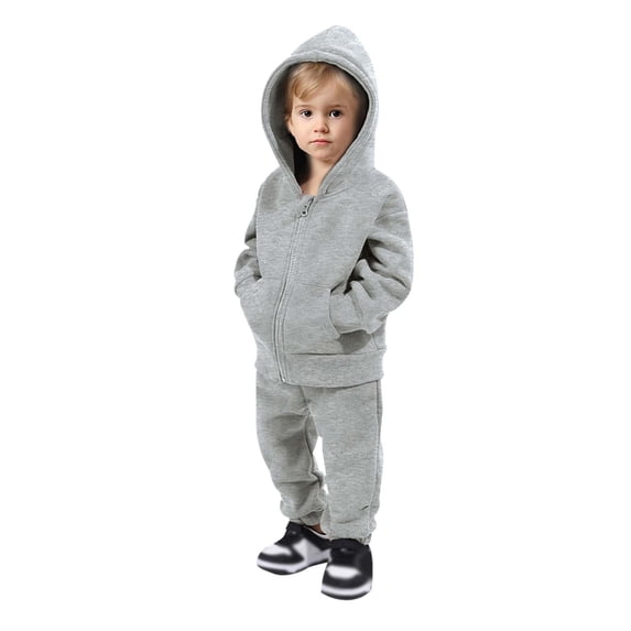 TJAZFJPA White Hoodie Kids Clothes Sets Children's Sports Suit Boys and Girls Hoodie Set Plus Warm Long Sleeve Two Piece Clothes Custom Hoodies Hoodies for Teen Girls 4-5 Years