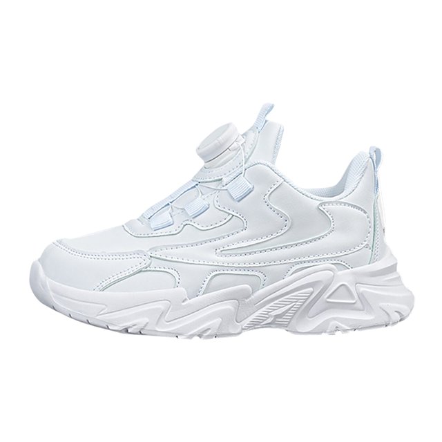 TJAZFJPA Wide Toddler Shoes Squeak Boys and Girls Mesh Lace Shoes