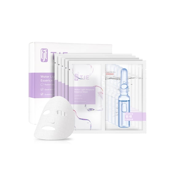 TJE Hydrating Ampoule Essence Mask, 33g*5pcs, Hydrating, Nourishing, Soothing Hydrating Serum
