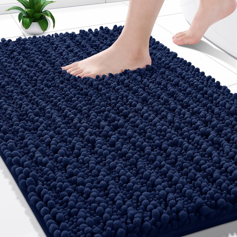 TJOUL Bathroom Rugs Non Slip Washable - Ultra Soft Absorbent Chenille ...