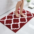 thumbnail image 1 of TJOUL Bathroom Rugs, Soft and Absorbent Microfiber Bath Rugs, Non-Slip Shaggy Shower Carpet, Machine Wash Dry, Bath Mats for Bathroom Floor, Tub and Shower, 1 of 13