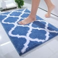 thumbnail image 1 of TJOUL Bathroom Rugs, Soft and Absorbent Microfiber Bath Rugs, Non-Slip Shaggy Shower Carpet, Machine Wash Dry, Bath Mats for Bathroom Floor, Tub and Shower, 1 of 13