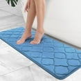 thumbnail image 1 of TJOUL Memory Foam Bath Mat Rug 24x16, Soft and Absorbent Bathroom Rugs, Non-Slip, Comfortable, Machine Washable Bath Carpet for Bathroom Floor, Tub, Shower and Home Decor Accessories, Black, 1 of 18