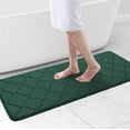 thumbnail image 1 of TJOUL Memory Foam Bath Mat Rug 24x16, Soft and Absorbent Bathroom Rugs, Non-Slip, Comfortable, Machine Washable Bath Carpet for Bathroom Floor, Tub, Shower and Home Decor Accessories, Black, 1 of 17