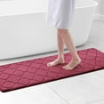 thumbnail image 1 of TJOUL Memory Foam Bath Mat Rug 24x16, Soft and Absorbent Bathroom Rugs, Non-Slip, Comfortable, Machine Washable Bath Carpet for Bathroom Floor, Tub, Shower and Home Decor Accessories, Black, 1 of 17