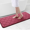 thumbnail image 1 of TJOUL Memory Foam Bath Mat Rug 24x16, Soft and Absorbent Bathroom Rugs, Non-Slip, Comfortable, Machine Washable Bath Carpet for Bathroom Floor, Tub, Shower and Home Decor Accessories, Black, 1 of 18