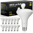 thumbnail image 2 of Novapollo 6-Pack BR30 LED Flood Light Bulbs – Dimmable Indoor 5000K Daylight White 8W 750 Lumens 2 of 5