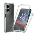 thumbnail image 1 of TJS for Boost Mobile Celero 5G 2024 (3rd Version) Phone Case, with Built-in Screen Protector, Full Body Protective Heavy Duty Hybrid Bumper Cover for Celero3 5G (Clear), 1 of 7