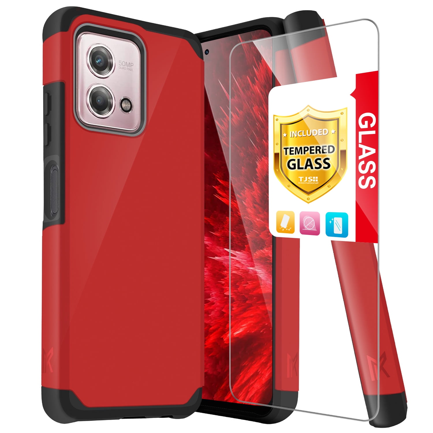 Motorola Moto G Stylus Schutzfolie Moto G Screen Protector And Case 4-Pack  Tempered Glass Screen Protectors For Motorola Moto G Stylus 5G (2023, 2022,  2021 Models) - 9H Hardness Moto G Stylus, image size:1500x1500