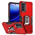 thumbnail image 1 of TJS Phone Case for Motorola Moto G Stylus 5G (2022), [Military Grade] Heavy Duty Protective Cover, Magnetic Support Ring Kickstand Case (Red), 1 of 7