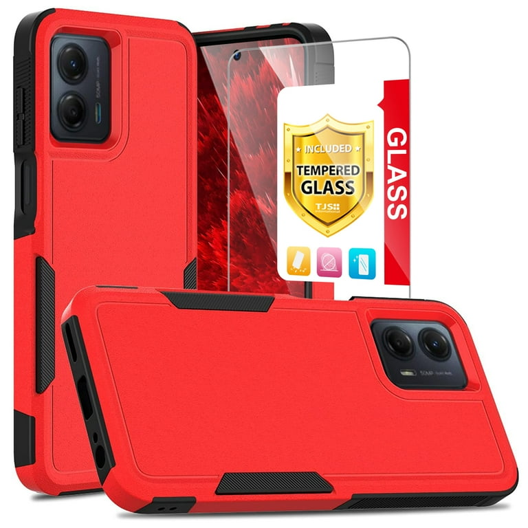 TJS for Motorola Moto G Stylus 5G (2024) Phone Case, with Tempered