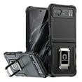 thumbnail image 1 of TJS for Motorola Razr 2023 / Razr 40 Phone Case, [Military Grade] Heavy Duty Magnetic Support Ring Kickstand Cover for Moto Razr 2023 / Razr 40 (Black), 1 of 7