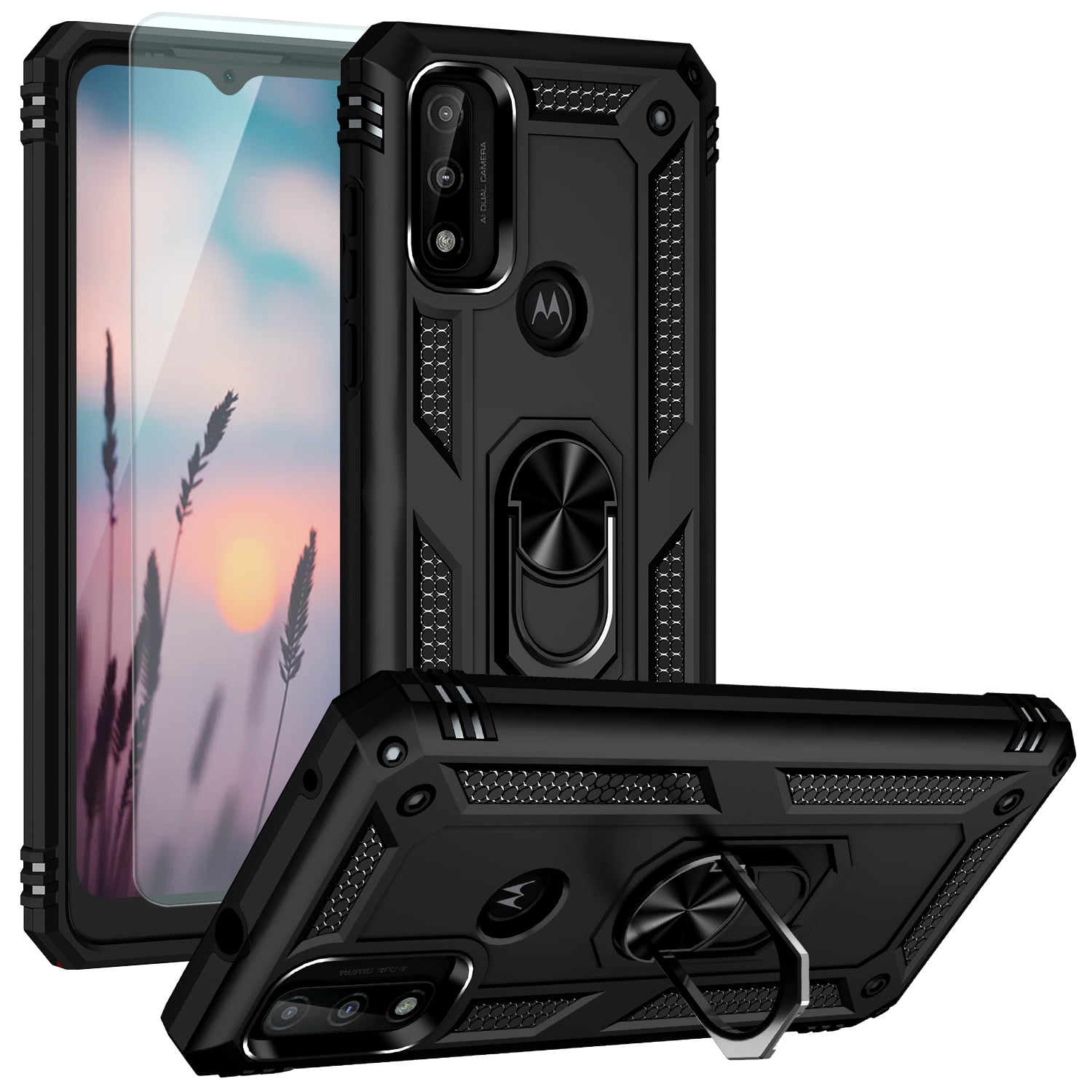 TJS Phone Case with Tempered Glass for Motorola Moto Tanzania Ubuy