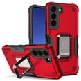 thumbnail image 1 of TJS for Samsung Galaxy S22 Plus Phone Case, [Military Grade] Heavy Duty Protective Cover, Magnetic Support Ring Kickstand Case for Samsung S22 Plus (Red), 1 of 8