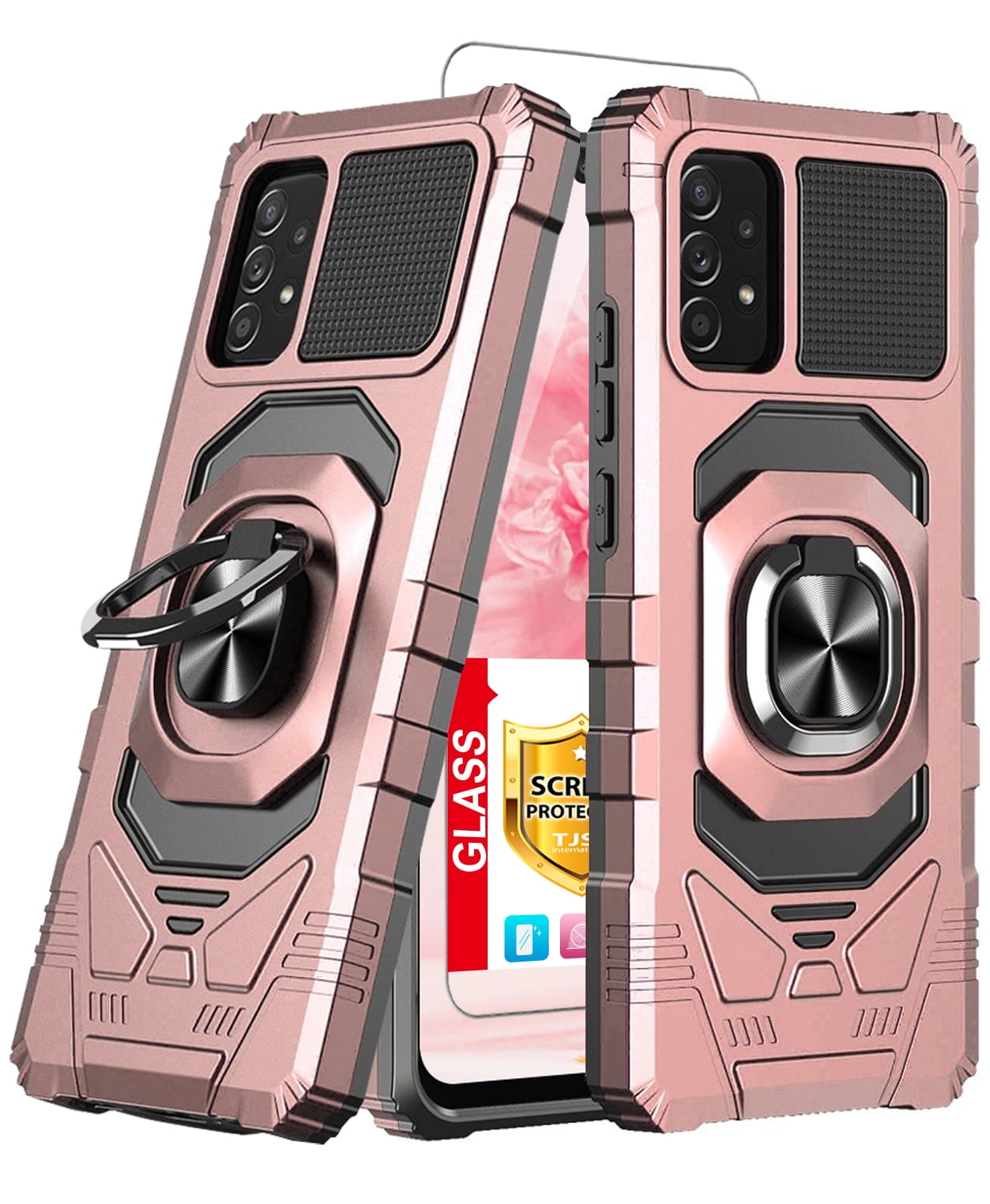 TJS for Schok Volt SV55 (SV55216) Phone Case, with Tempered Glass