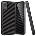 thumbnail image 1 of TJS Phone Case for TCL K11 T432W / TCL 502, Dual Layer Hybrid Magnetic Support Shockproof Heavy Duty Cover (Carbon Fiber Image), 1 of 5
