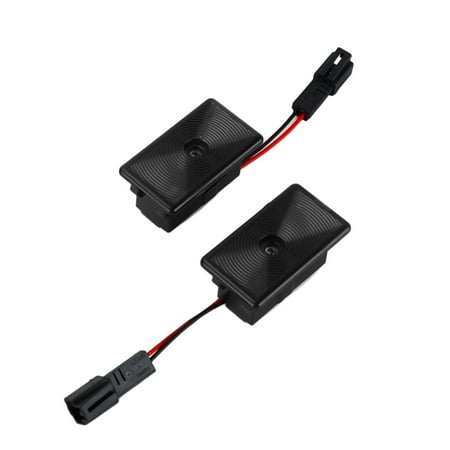 TJS for Tesla Logo LED Car Door Projector Step Courtesy Welcome Lights, 2pcs Super Bright Beads Multiple Uses Easy Install, Fits Model 3/Model X/Model S/Model Y
