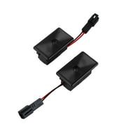 TJS for Tesla Logo LED Car Door Projector Step Courtesy Welcome Lights, 2pcs Super Bright Beads Multiple Uses Easy Install, Fits Model 3/Model X/Model S/Model Y