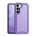 thumbnail image 1 of TJS for Samsung Galaxy S23 Plus Phone Case, Dual Layer Shockproof Rugged Hybrid Drop Protector Cover for Galaxy S23 Plus (Purple), 1 of 7