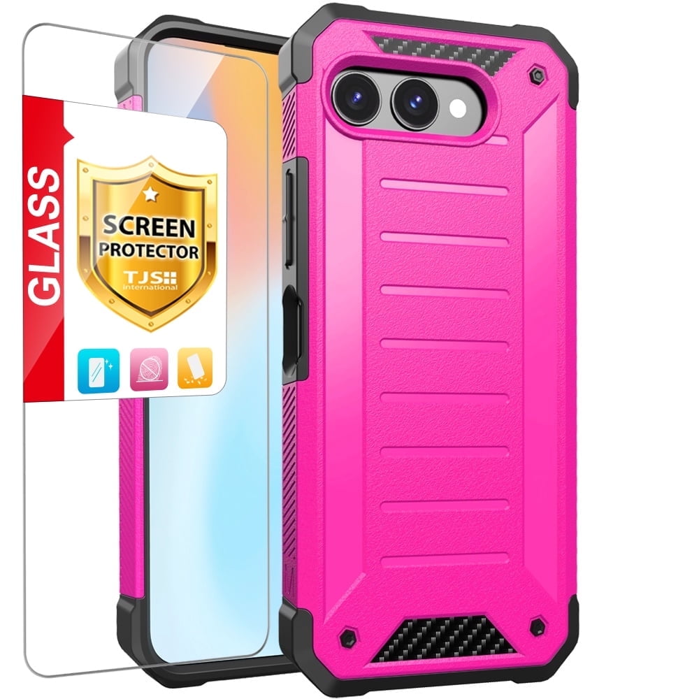 TJS Phone Case for T-Mobile REVVL 8, with Tempered Glass Screen Protector, Tough Lined Design Hybrid Shockproof Protection Cover (Red) - Walmart.com TJS Phone Case for T-Mobile REVVL 8, with Tempered Glass Screen Protector, Tough Lined Design Hybrid Shockproof Protection Cover (Red) - Walmart.com