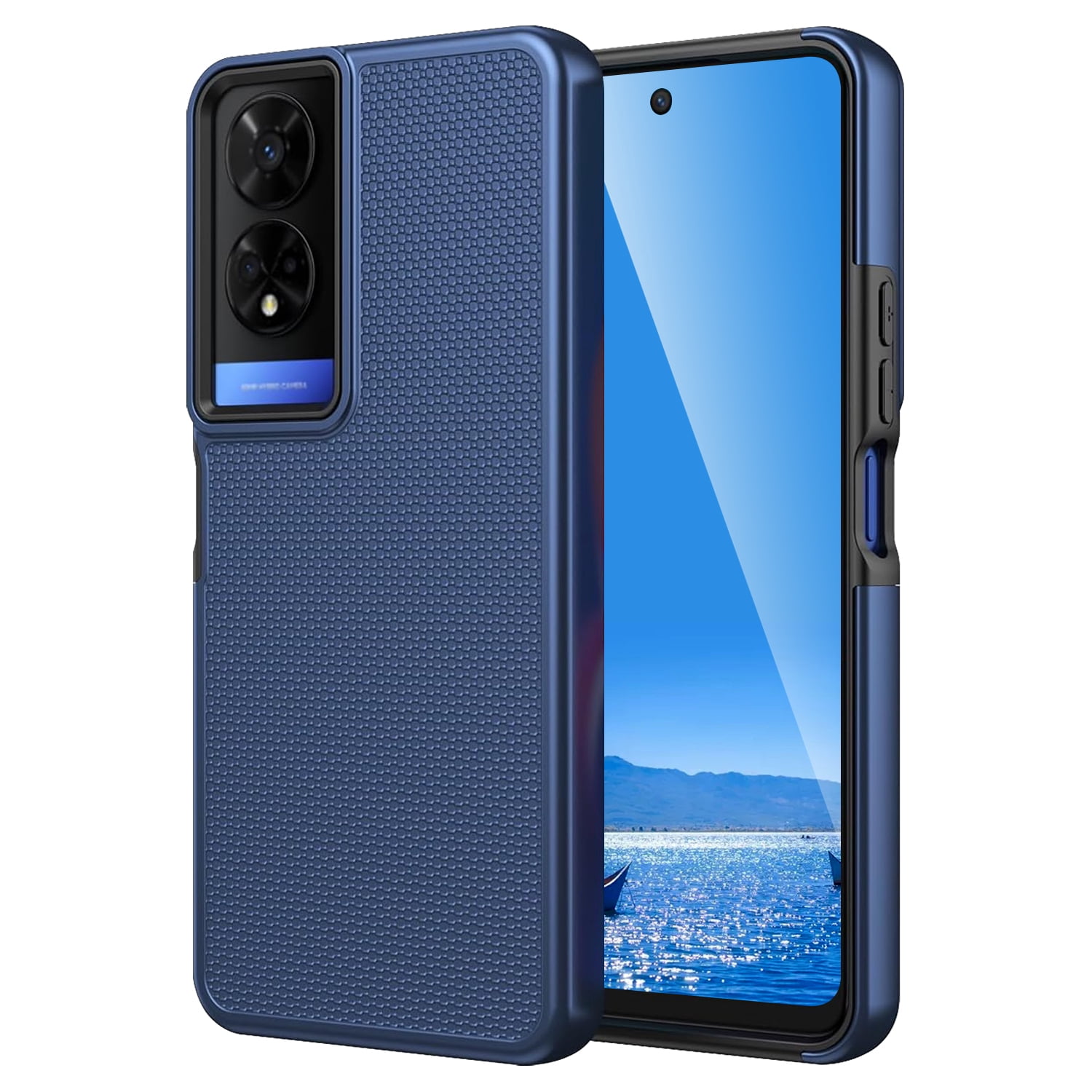 Phone Case For Tcl 50 Xe 5g Heavy Duty Dual Layer Shockproof Case For TCL  50 XE 5G Phone - Anti-Slip, Wireless Charging Wireless Charging Compatible  Case
