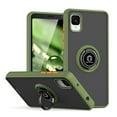 thumbnail image 1 of TJS for TCL ION Z Phone Case, 360 Degrees Rotating Metal Ring Magnetic Support Kickstand Cover (Green), 1 of 6