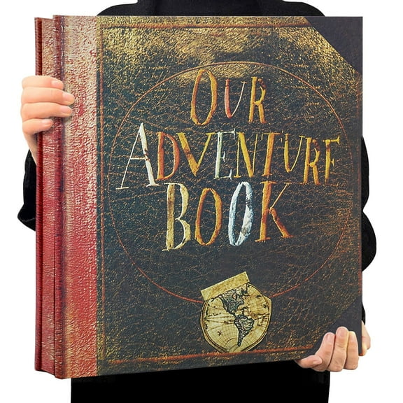 TJT Photo Album for 3x5 4x6 5x7 8x10 Pictures, 40 Pages Leather Large Self Adhesive Pictures Album Birthday Christmas Wedding Anniversary, Multicolor