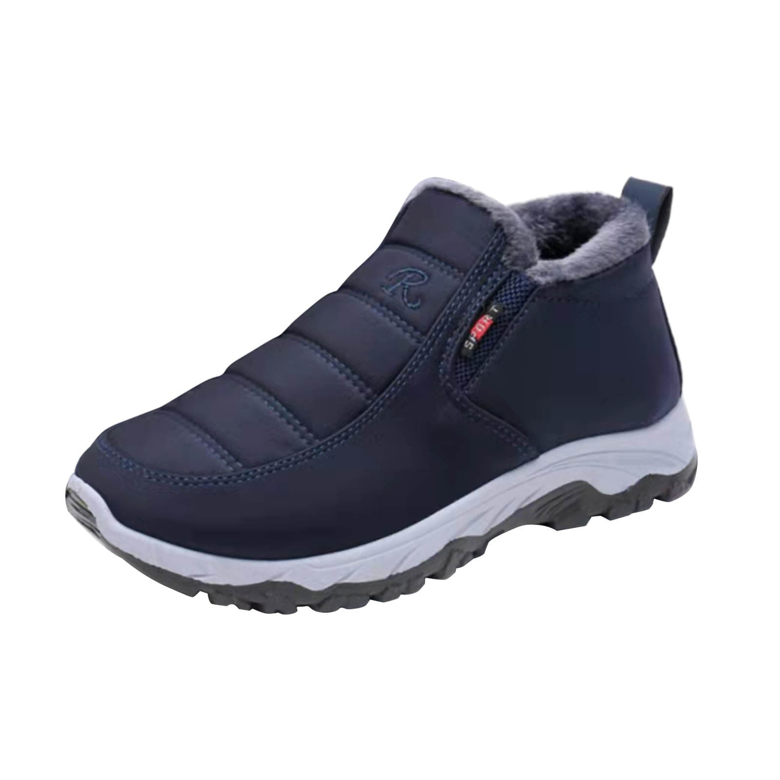 Winter Men And Women Fleece-lined Warm Snow Boots