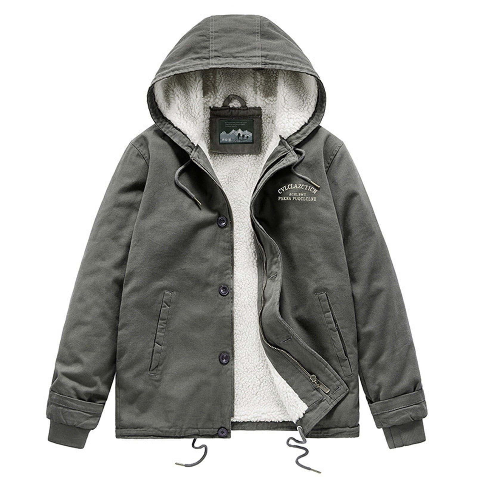 Men's & Women's Fleece Jacket - Loose Plush Lined Zip-Up For Autumn & Winter, Lightweight & Warm