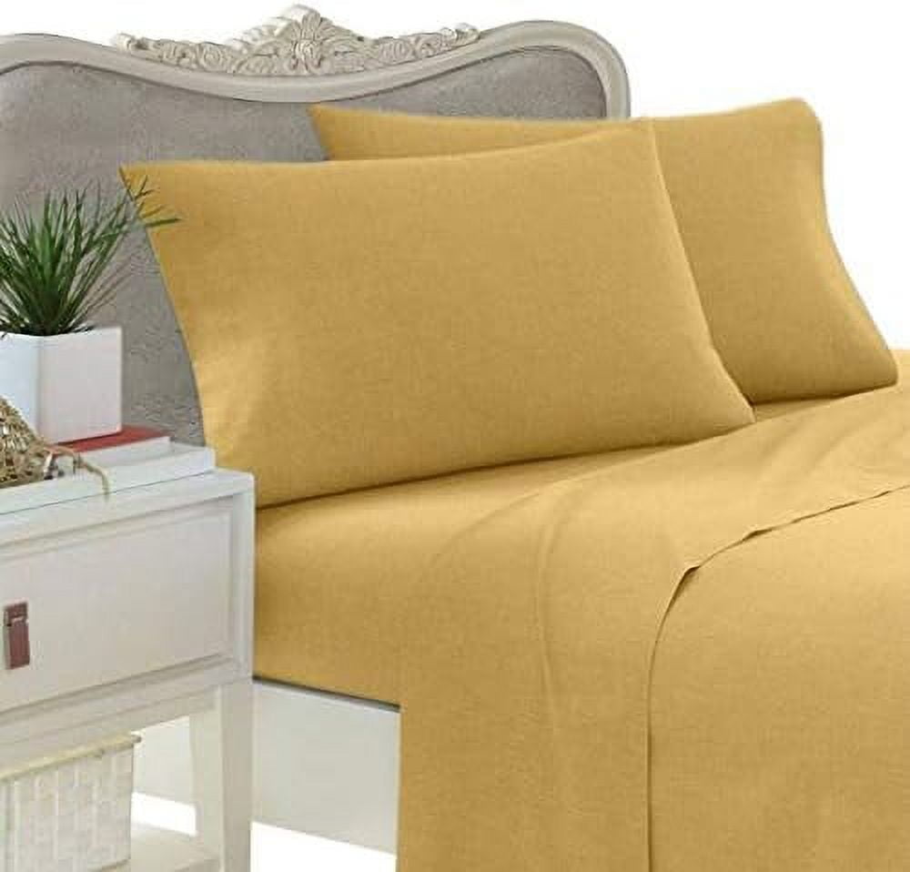 TJUNBOLIFE 4 Piece Luxurious 1500 Thread Count Cal King Size Siberian