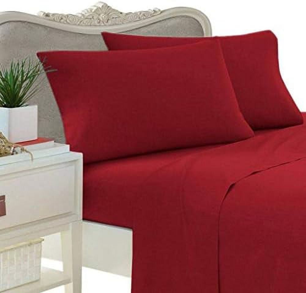 TJUNBOLIFE 4 Piece Luxurious 1500 Thread Count Cal King Size Siberian