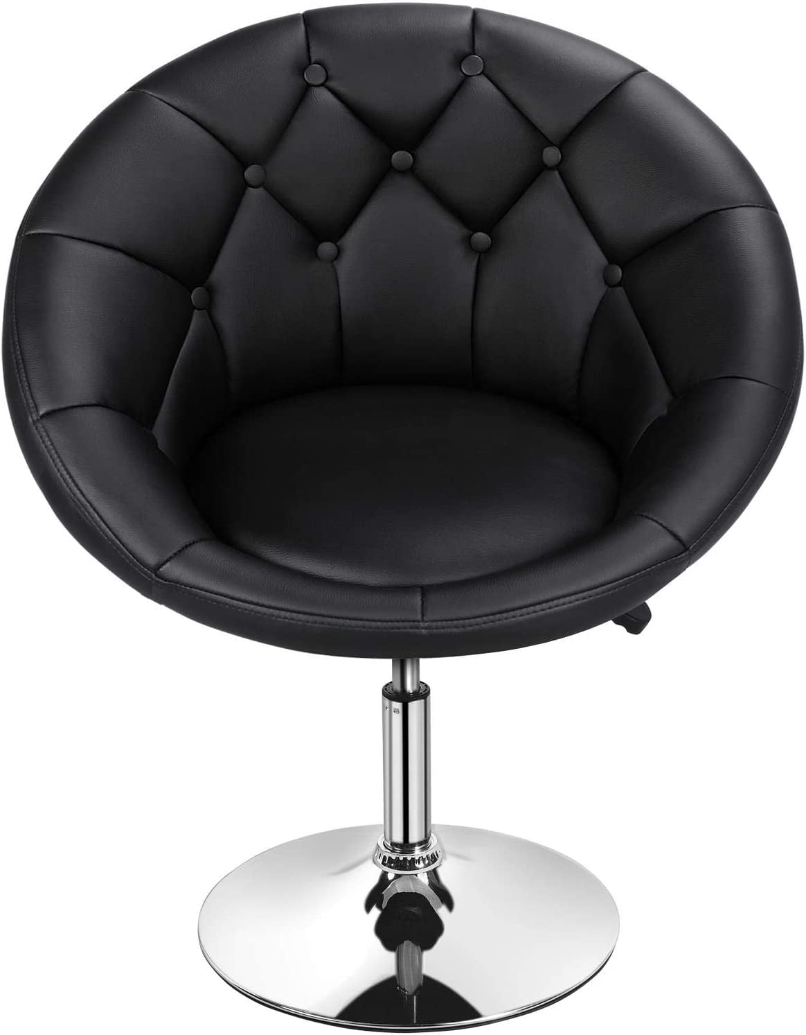 TJUNBOLIFE Adjustable Swivel Leisure Chair Vanity Chairs with Back ...