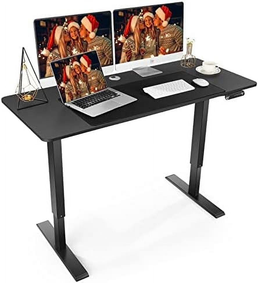 TJUNBOLIFE Electric Standing Desk Adjustable Height 59in Rising Desks
