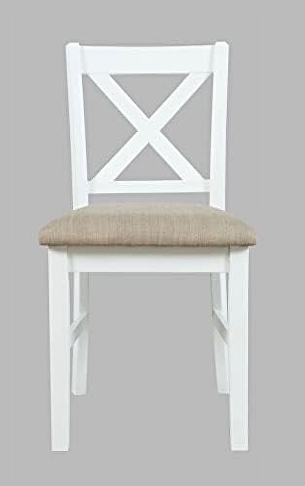 Cream Transitional Upholstered Desk Chair 18"x21"x34"