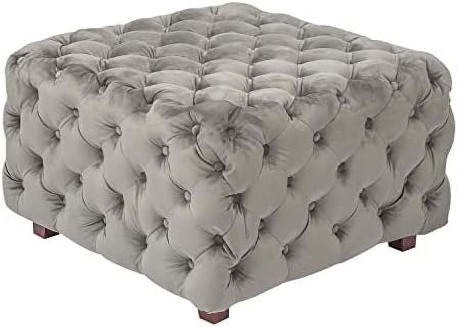 TJUNBOLIFE Sherpa Ottoman Bench MultiFunctional Foot Stool Coffee