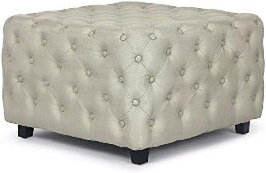 TJUNBOLIFE Sherpa Ottoman Bench MultiFunctional Foot Stool Coffee