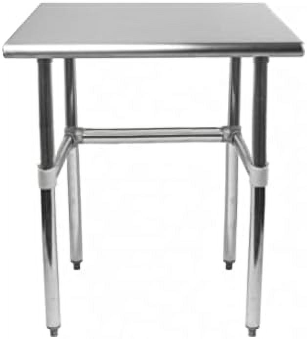 TJUNBOLIFE Stainless Steel Work Table Open Base NSF Kitchen Island