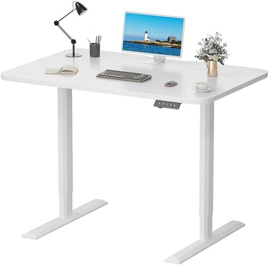 TJUNBOLIFE Standing Desk Electric Adjustable Height Stand up Desk 55 x ...