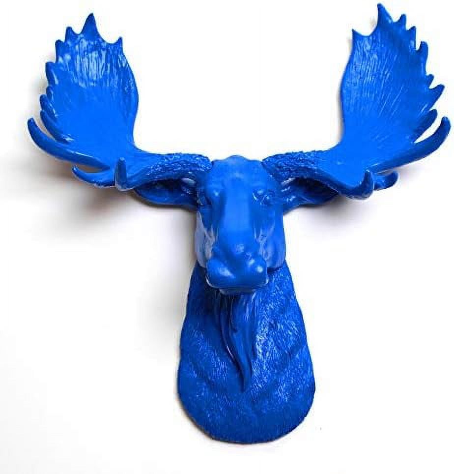 TJUNBOLIFE White Faux Taxidermy White Head Wall Mount The Mini