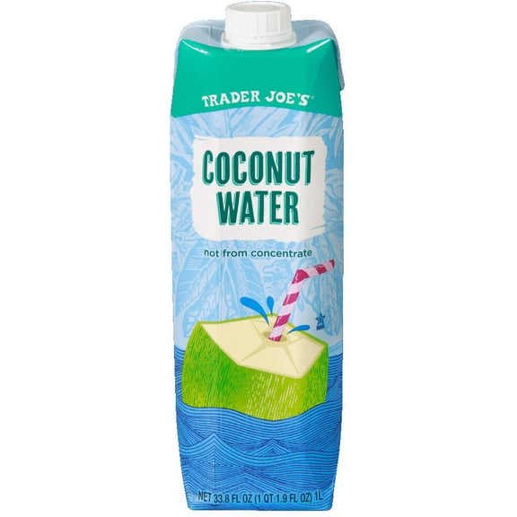 Pack of 3 - TJs Coconut Water, 1L 33.8 Fl Oz